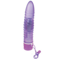 6.5 Inch Rocky Purple Waterproof Jelly Multi speed Vibrator